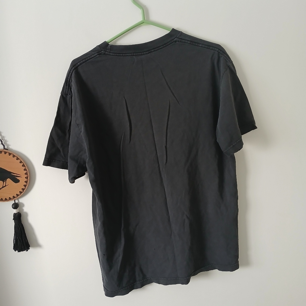 Vintage Y2K Rolling Stones Alstyle Black T-Shirt Distressed - Picture 5 of 12